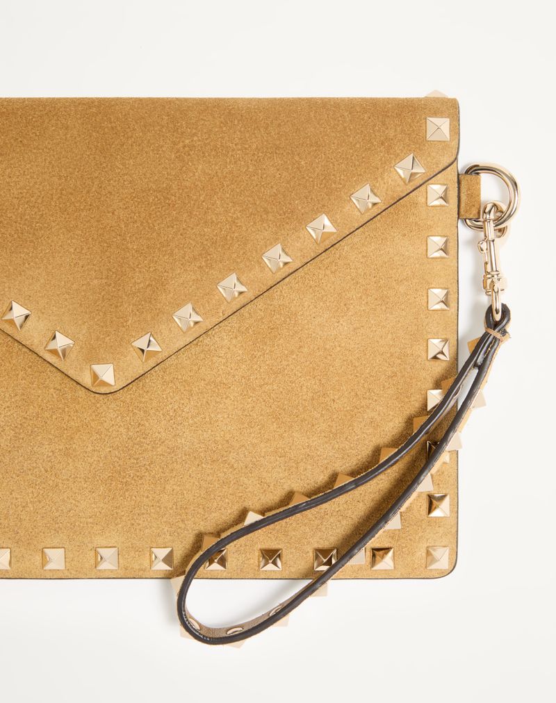 Rockstud Suède Clutch