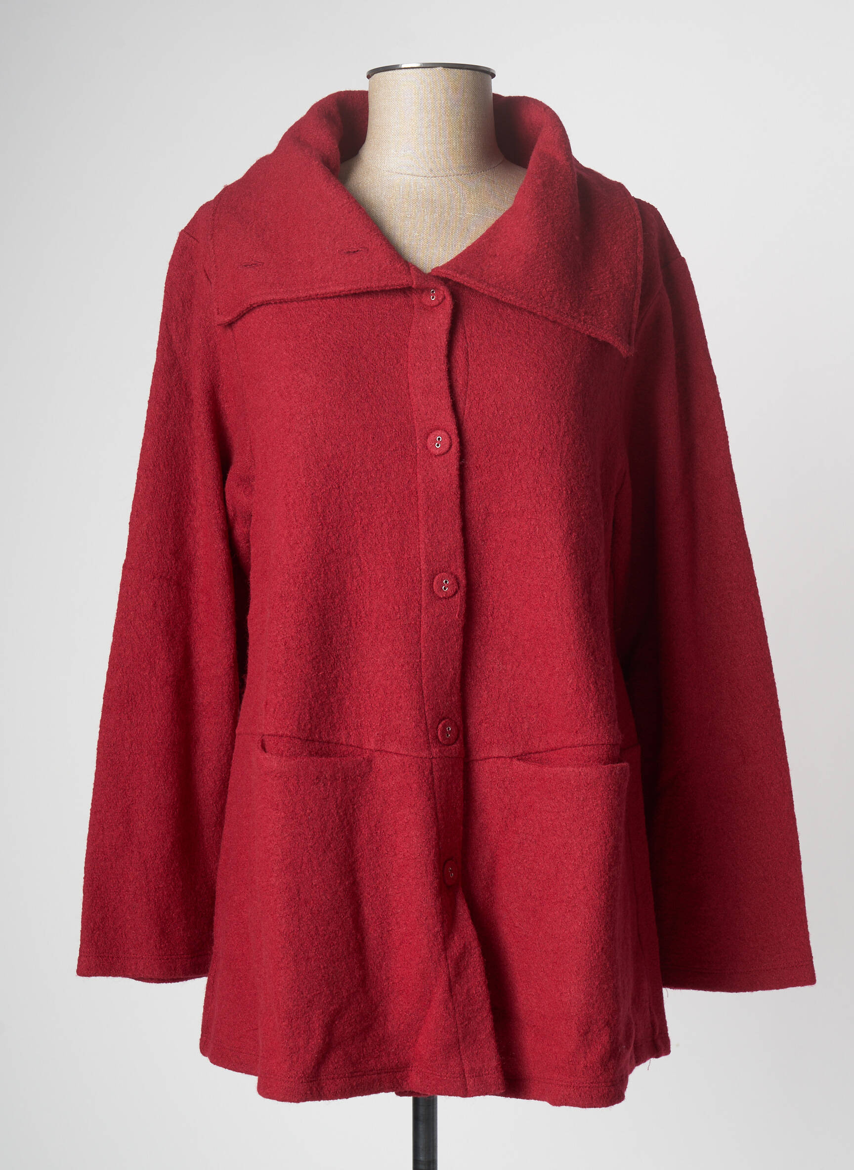 G Oze Manteaux Courts Femme couleur rouge