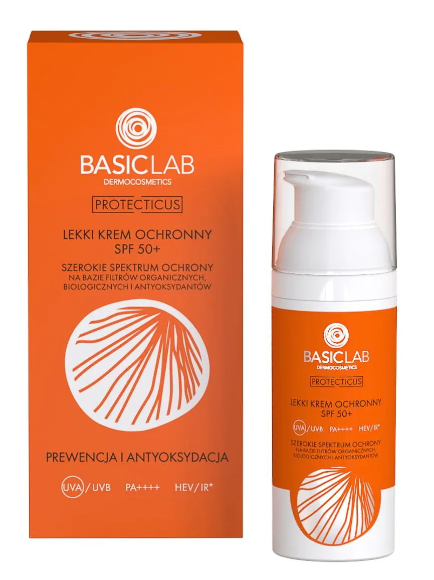 BasicLab Protecticus лагана заштитна крема SPF50+