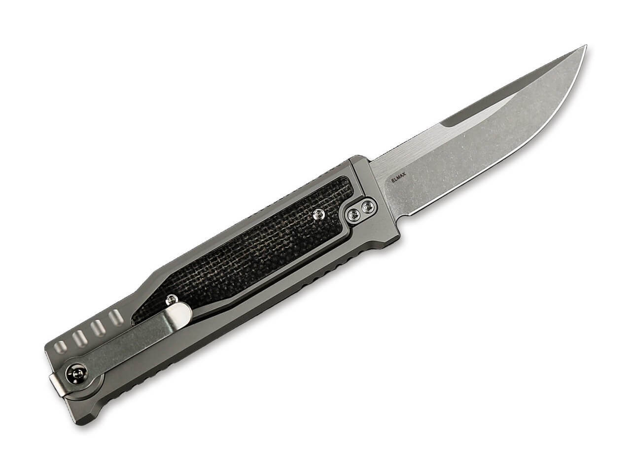 EXO-M Black Micarta Drop Point