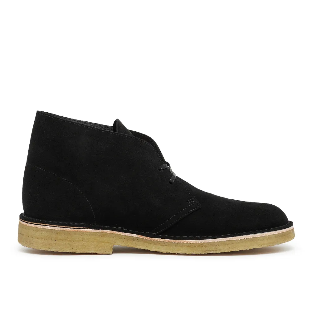 Clarks Desert Boot Suede DESERT BOOT SUEDE BLACK/GUM / schwarz