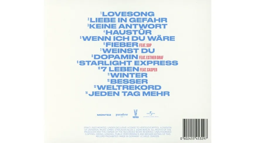 Liebe In Gefahr (Jewelcase)