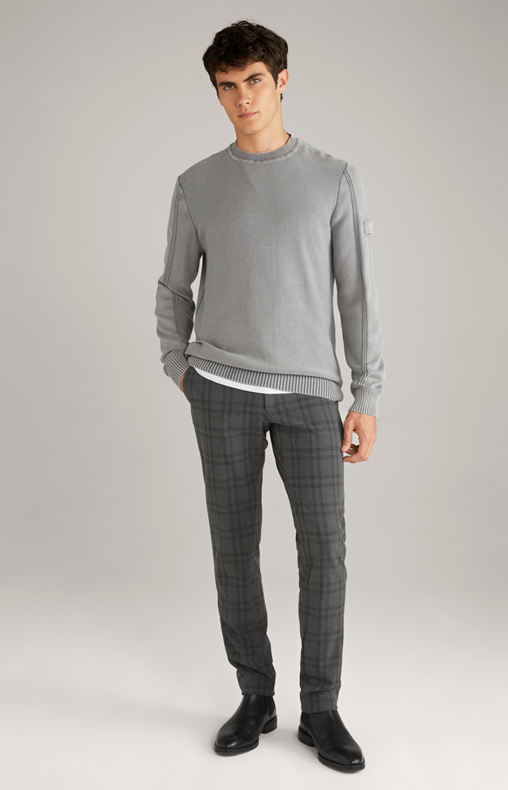 Chino Matthew in Grau kariert