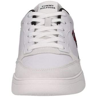 Tommy Hilfiger Elevated Cupsole Lth Mix in weiß