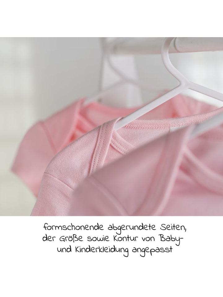 LaLoona Body-Sparset Langarm inkl. Kleiderbügel - Beere Grau in rosa,grau günstig kaufen