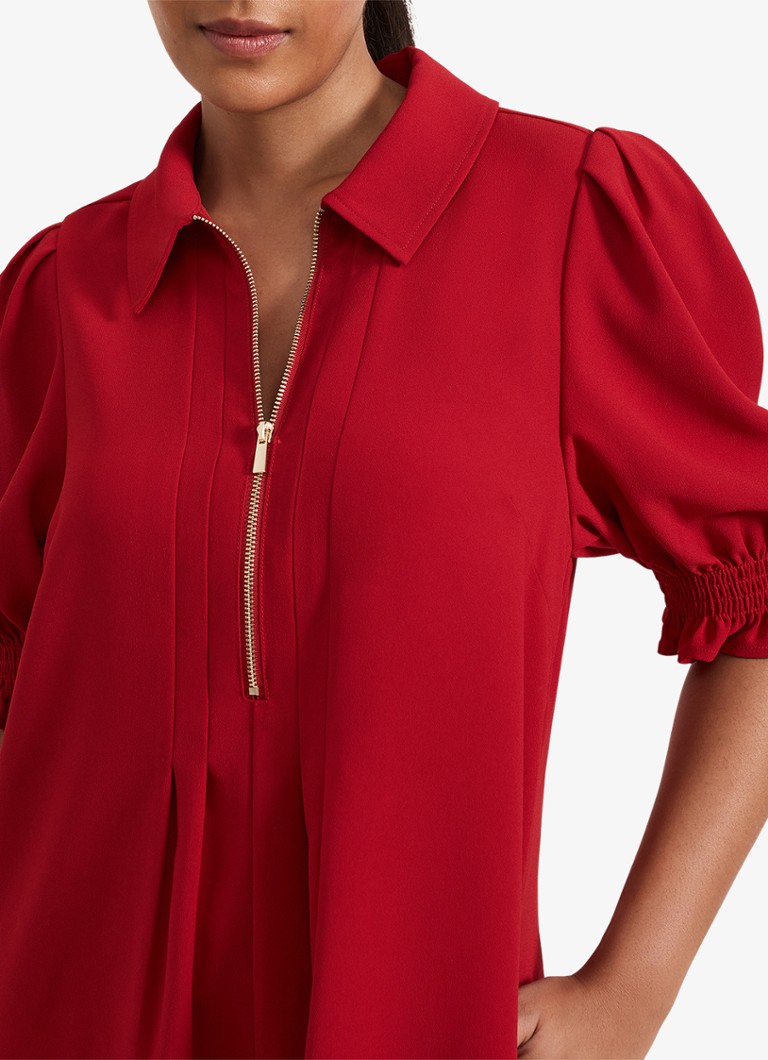 Rochie scurtă Phase Eight Petite Candice cu detalii plisate