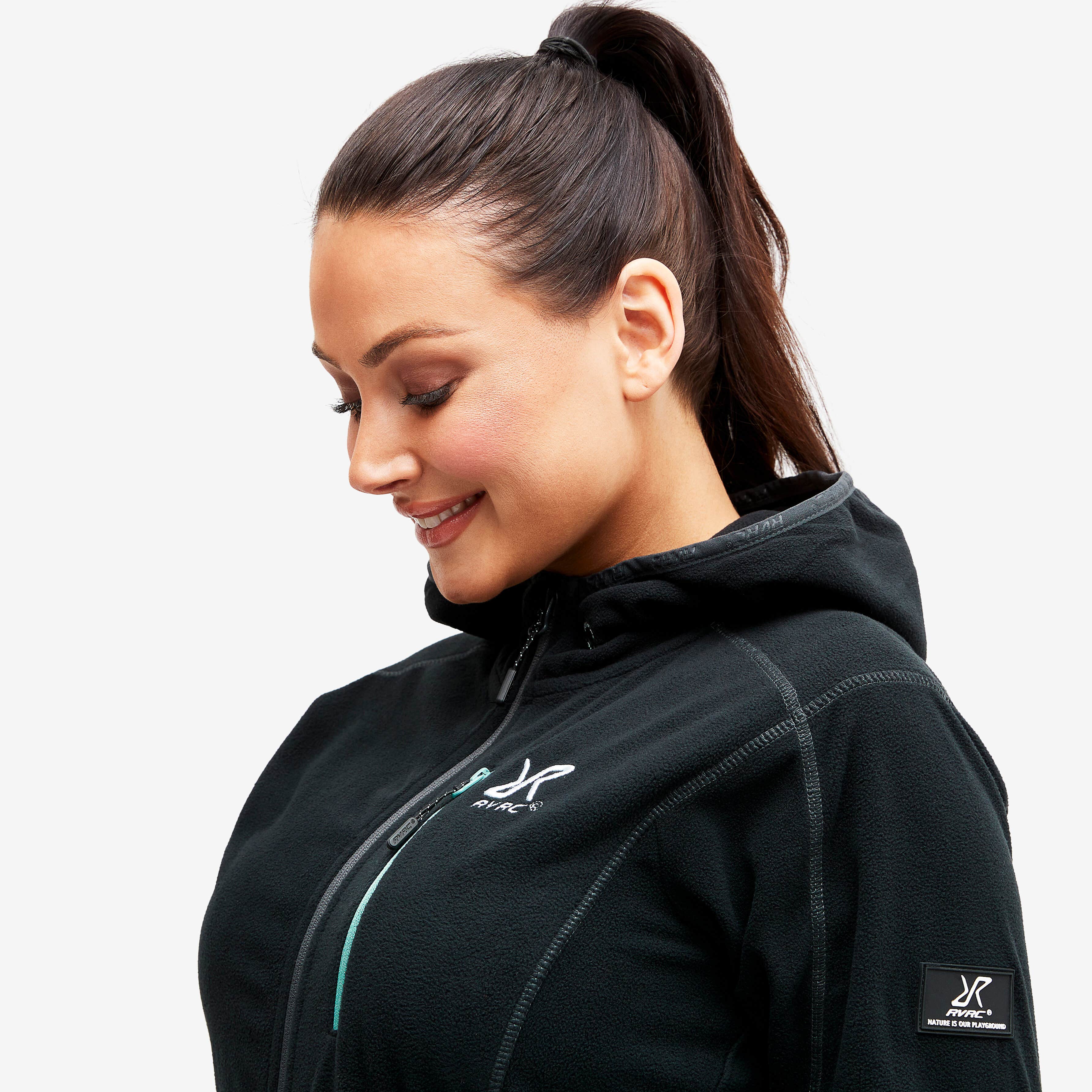 Trekker Hoodie Femme Black