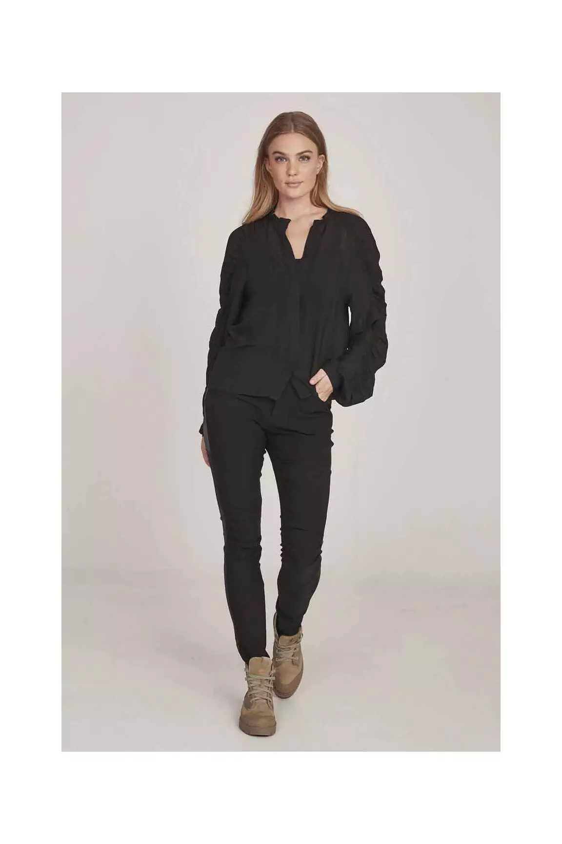 Nu Chemisiers Femme couleur noir
