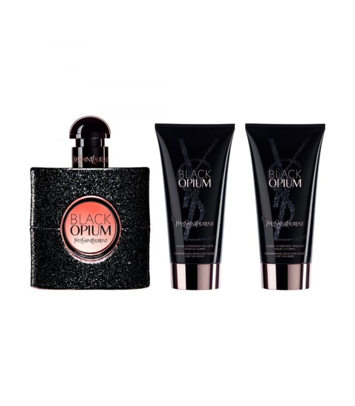 YVES SAINT LAURENT-BLACK OPIUM-Coffret Cadeau Parfum Femme
