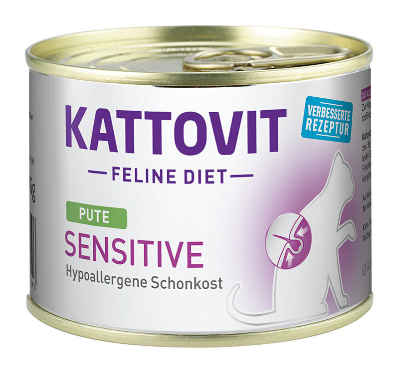 KATTOVIT Schonkost KATTOVIT Feline Diet Sensitive 12x185g Pute