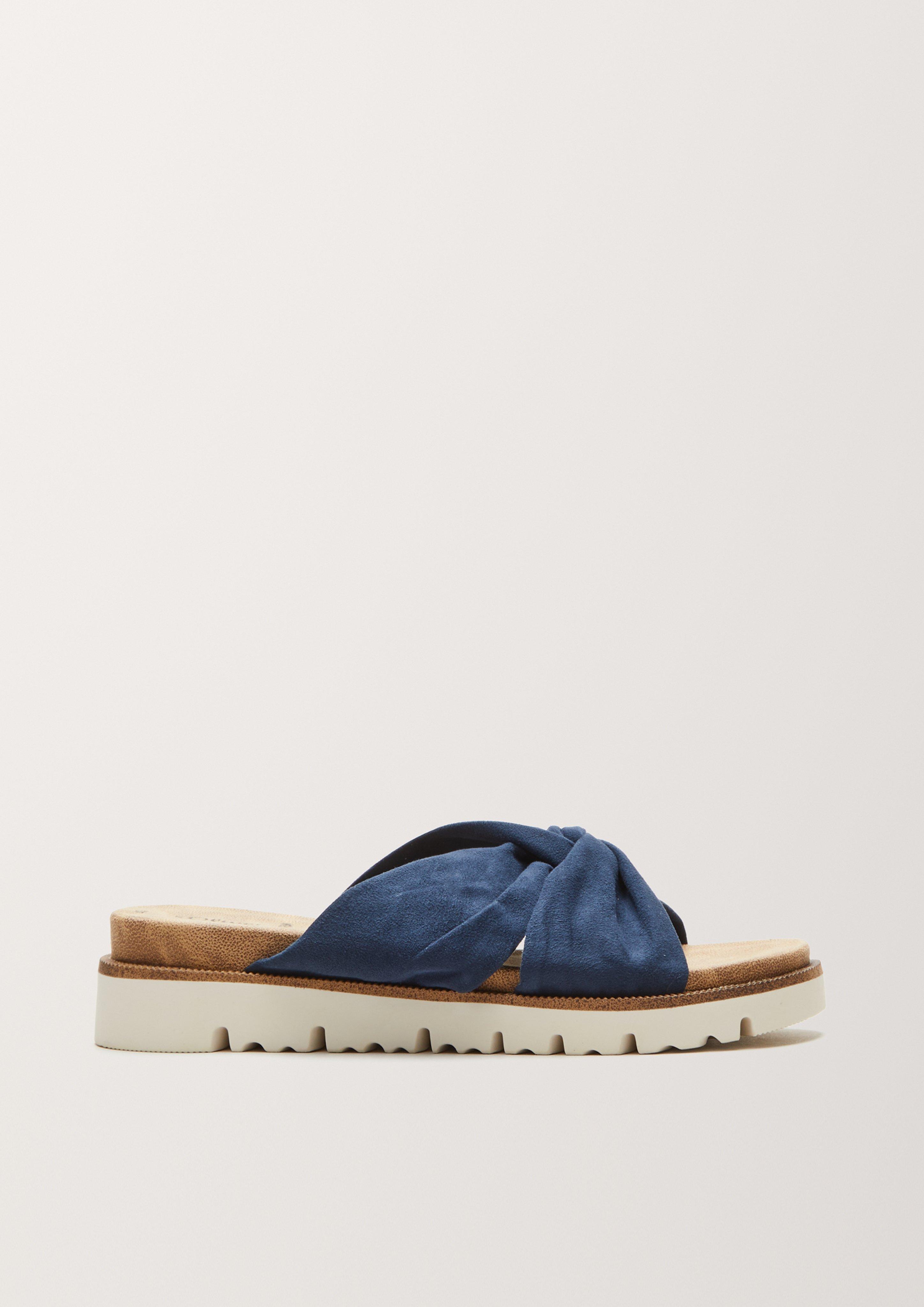 Pantoletten in Leder-Optik  6005337-805