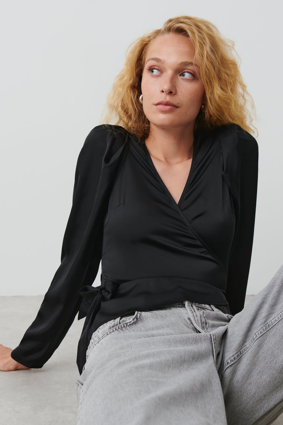 Wrap blouse
