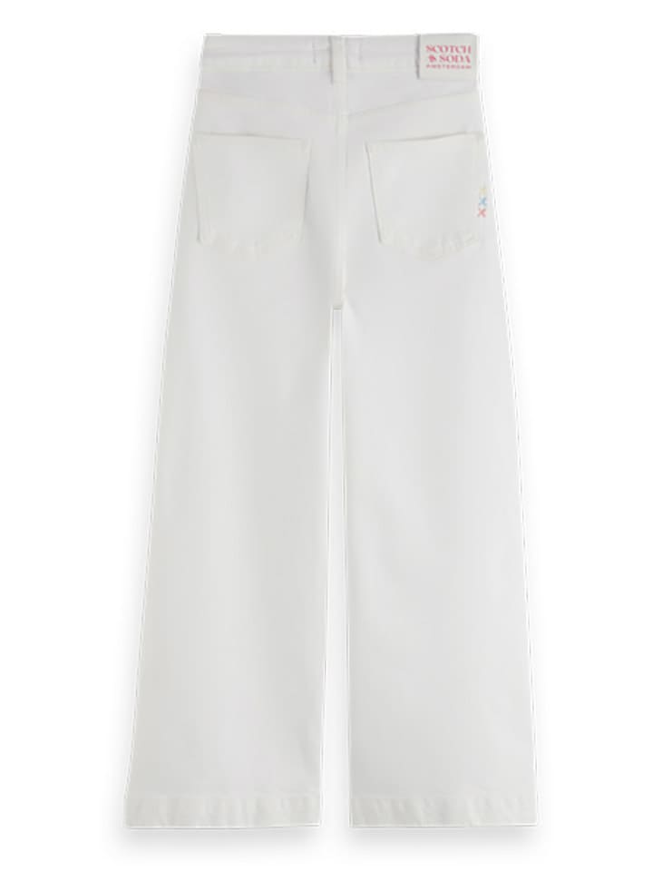 Scotch & Soda Jeans -  Wide fit - in Weiß günstig kaufen
