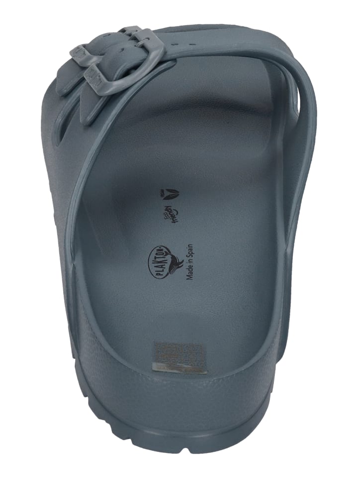 Plakton Pantoletten WANDA 760010 CAB in grau günstig kaufen