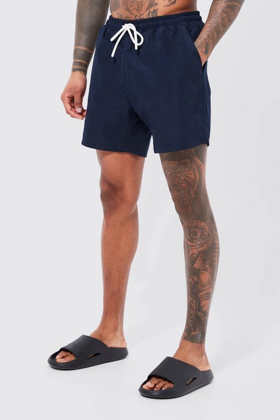 Mittellange Badehose