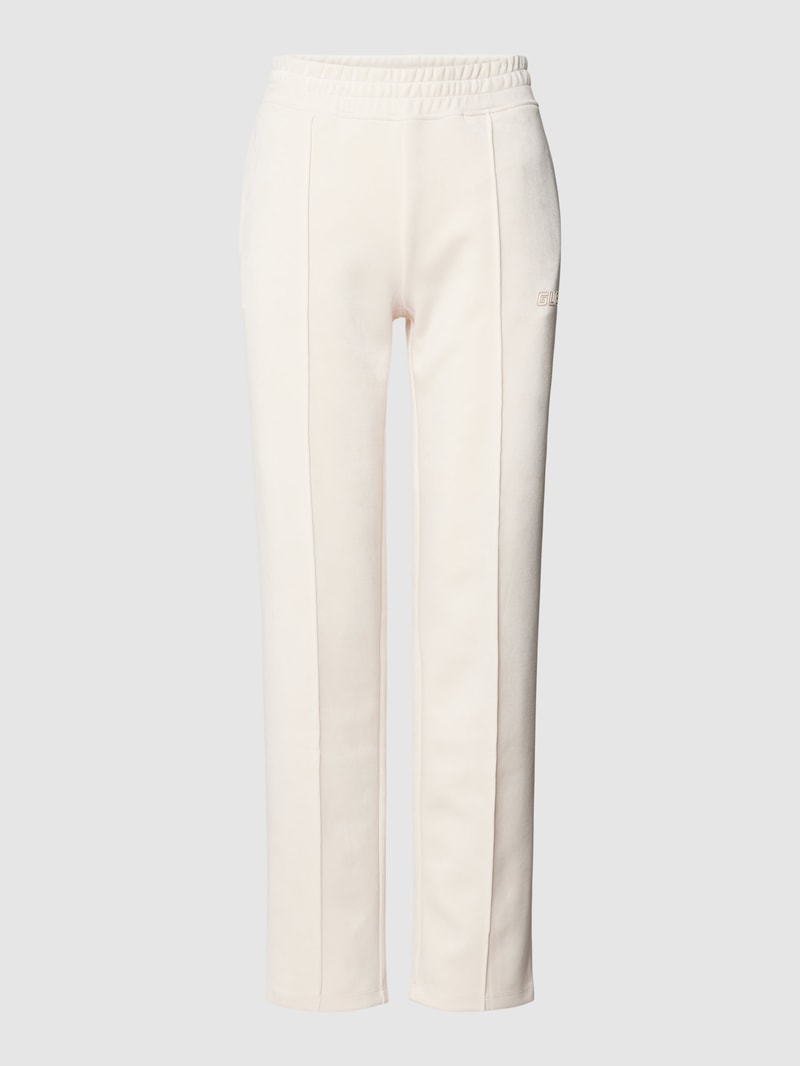 Sweatpants mit Label-Detail Modell 'EUPHEMIA' in sand