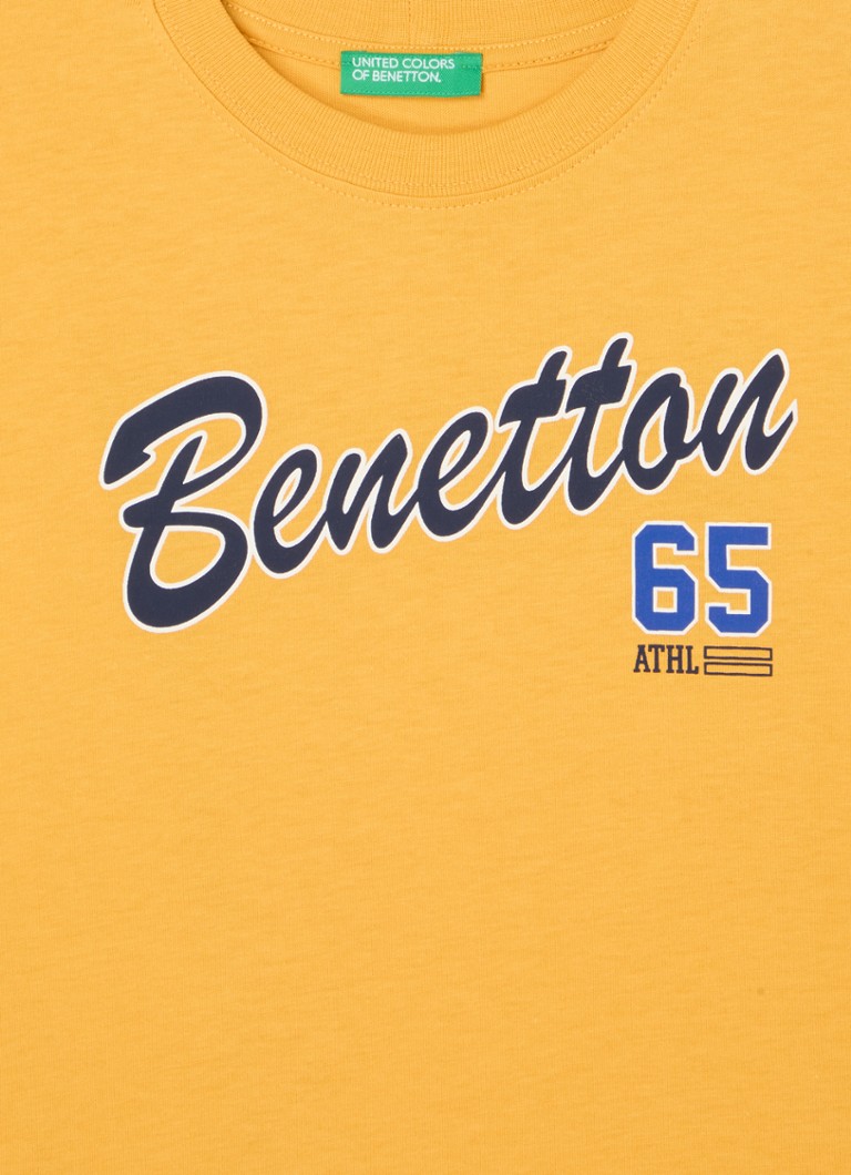 Benetton košulja dugih rukava s printom logotipa