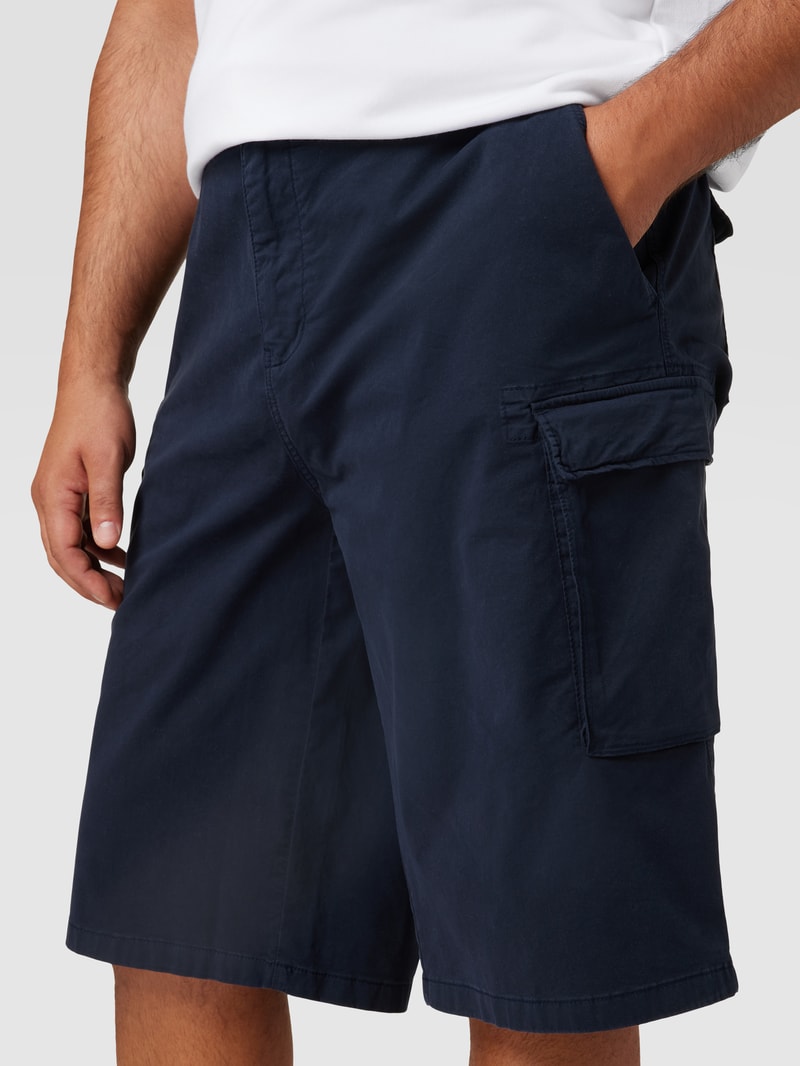 PLUS SIZE Cargoshorts mit Pattentaschen in marineblau