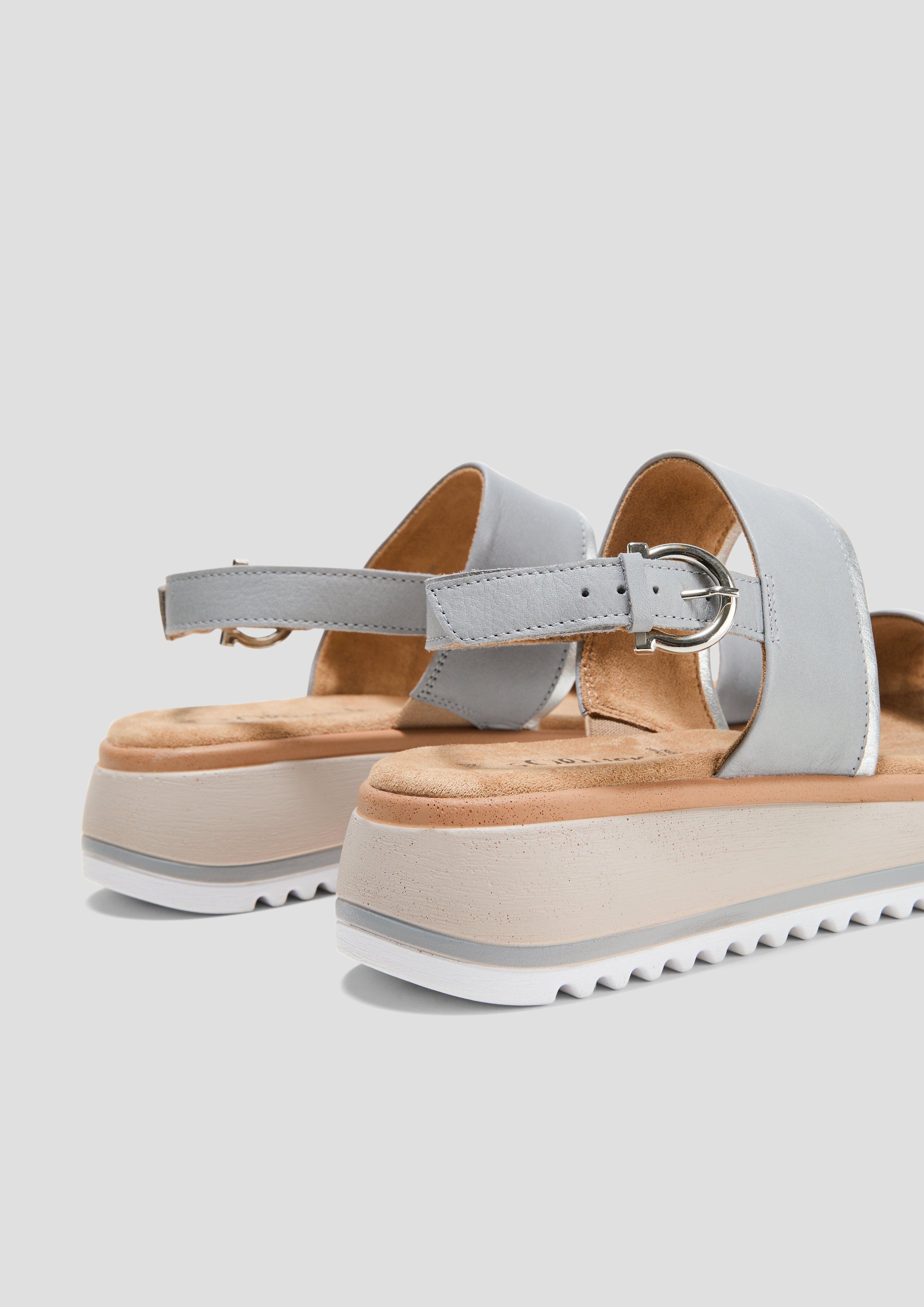 Sandalen mit Lederriemen  6009147-804