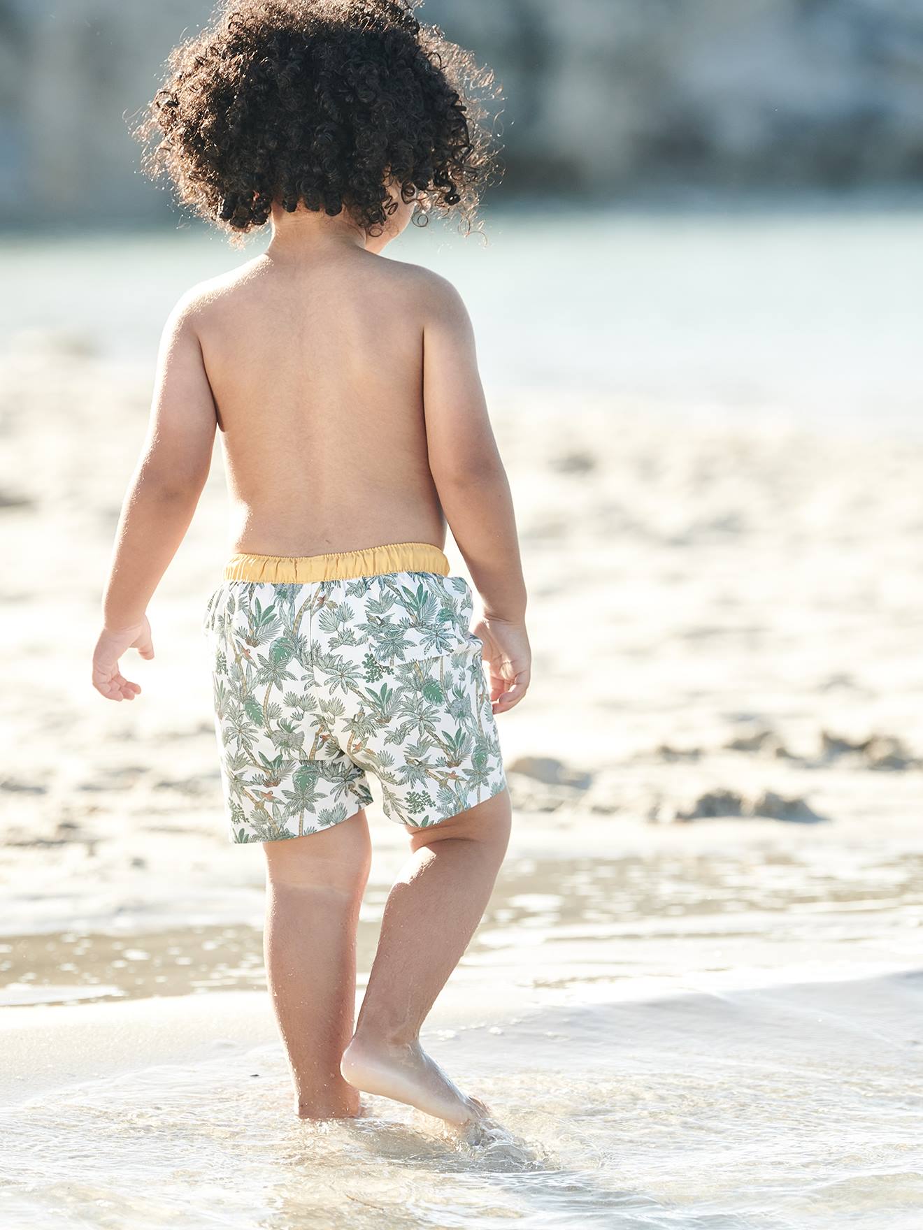 Vertbaudet Jungen Baby Badeshorts Oeko-Tex - grün