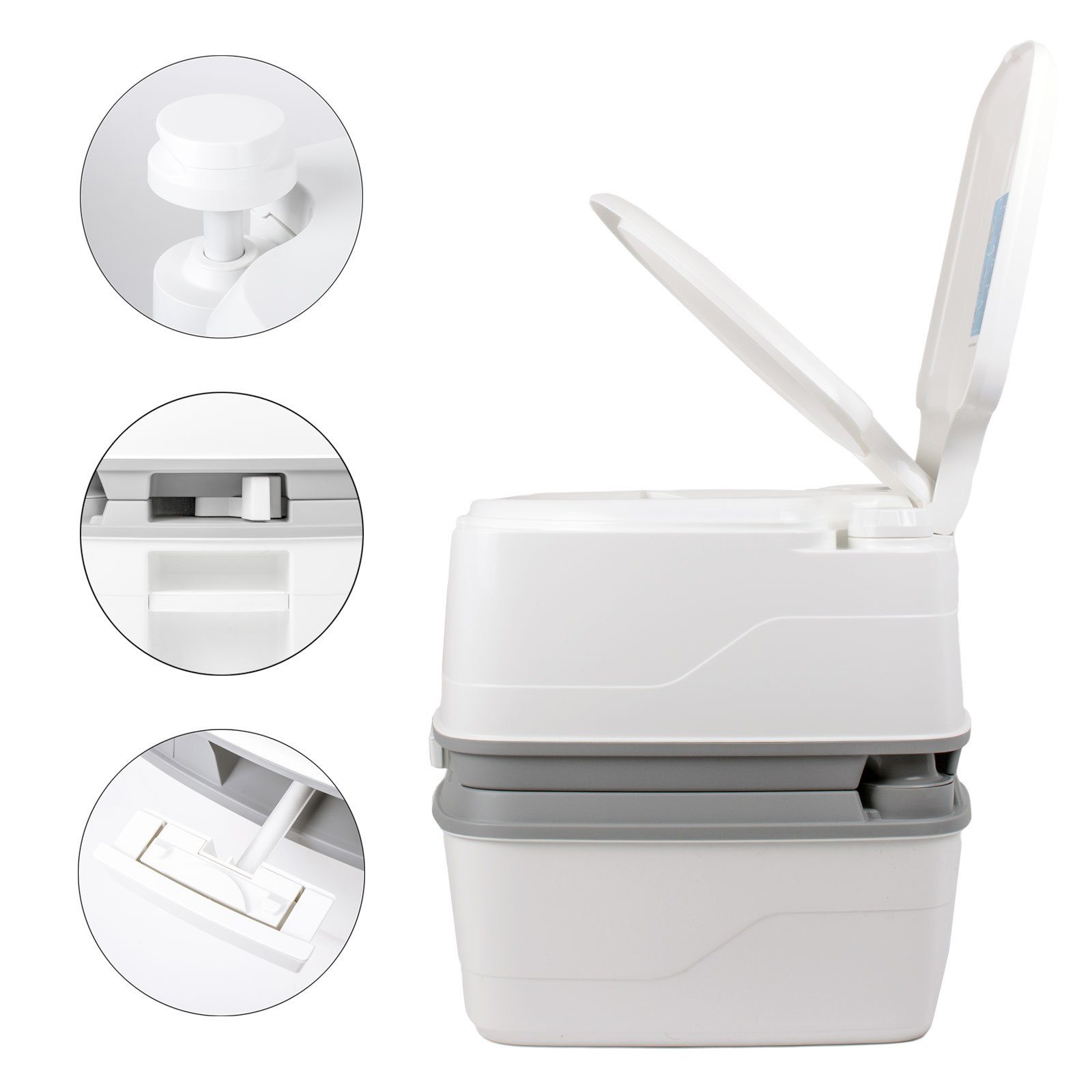 THETFORD Campingtoilette Thetford Porta Potti Qube 365 Campingtoilette 21 Ltr Tank