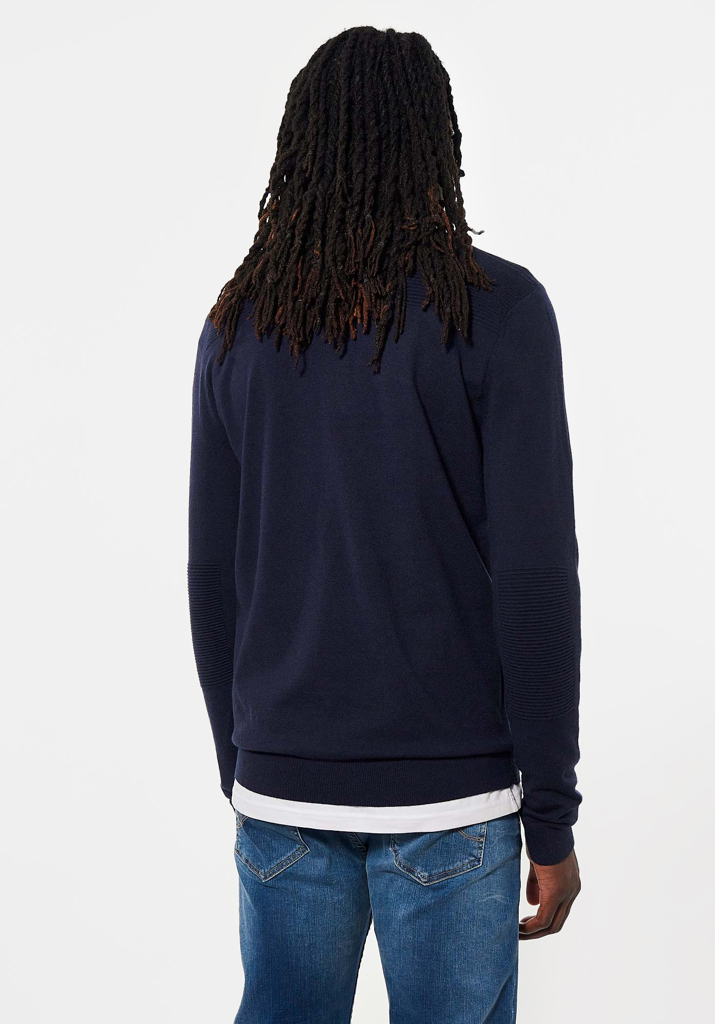 AERO   Pull bleu Homme
