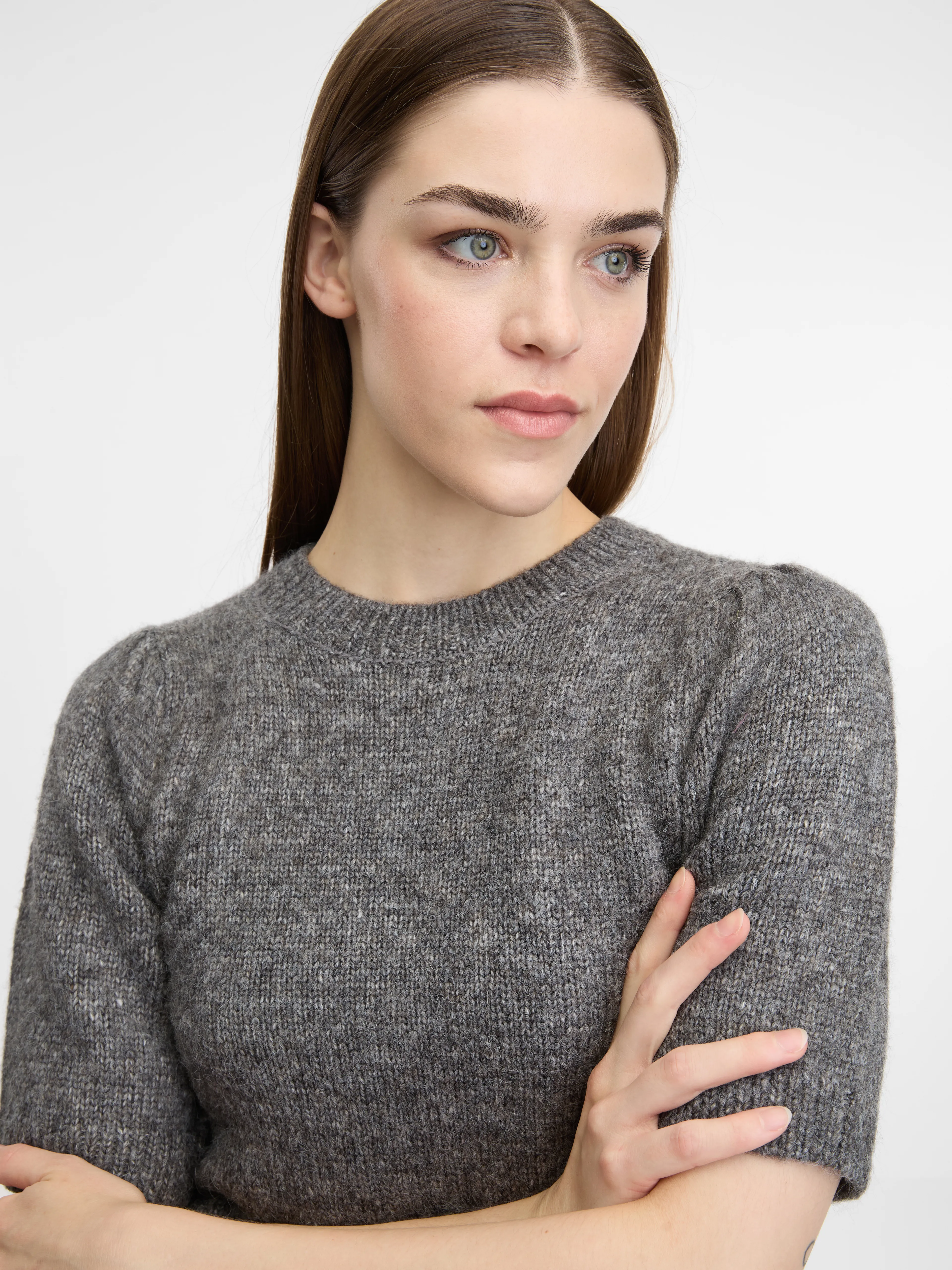 Grauer Damenpullover ORSAY