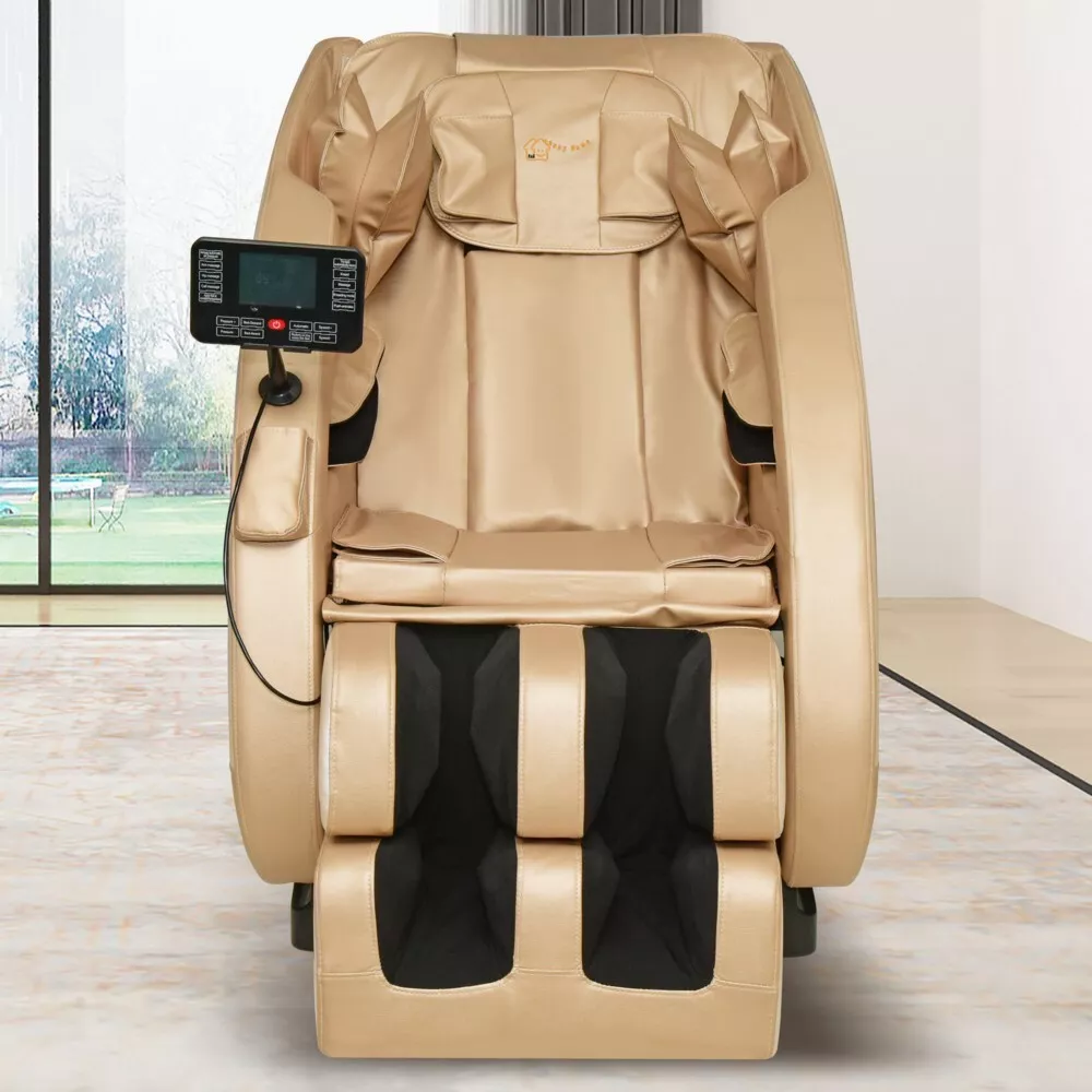 Happy Home Happy Home elektrischer Massagesessel mit Airbag Massage für Arme, Beine und Schultern creme