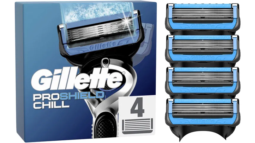 Gillette PROSHIELD Klingen Chill 4er