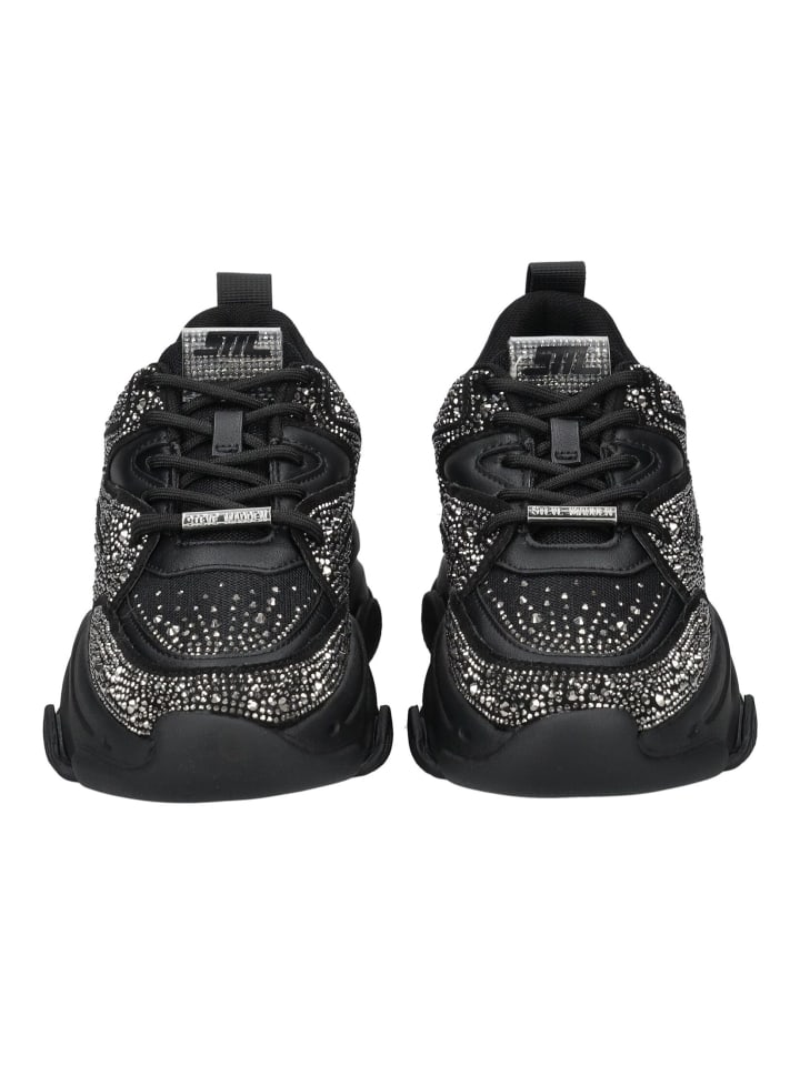 Steve Madden Halbschuhe in Schwarz/Silber günstig kaufen
