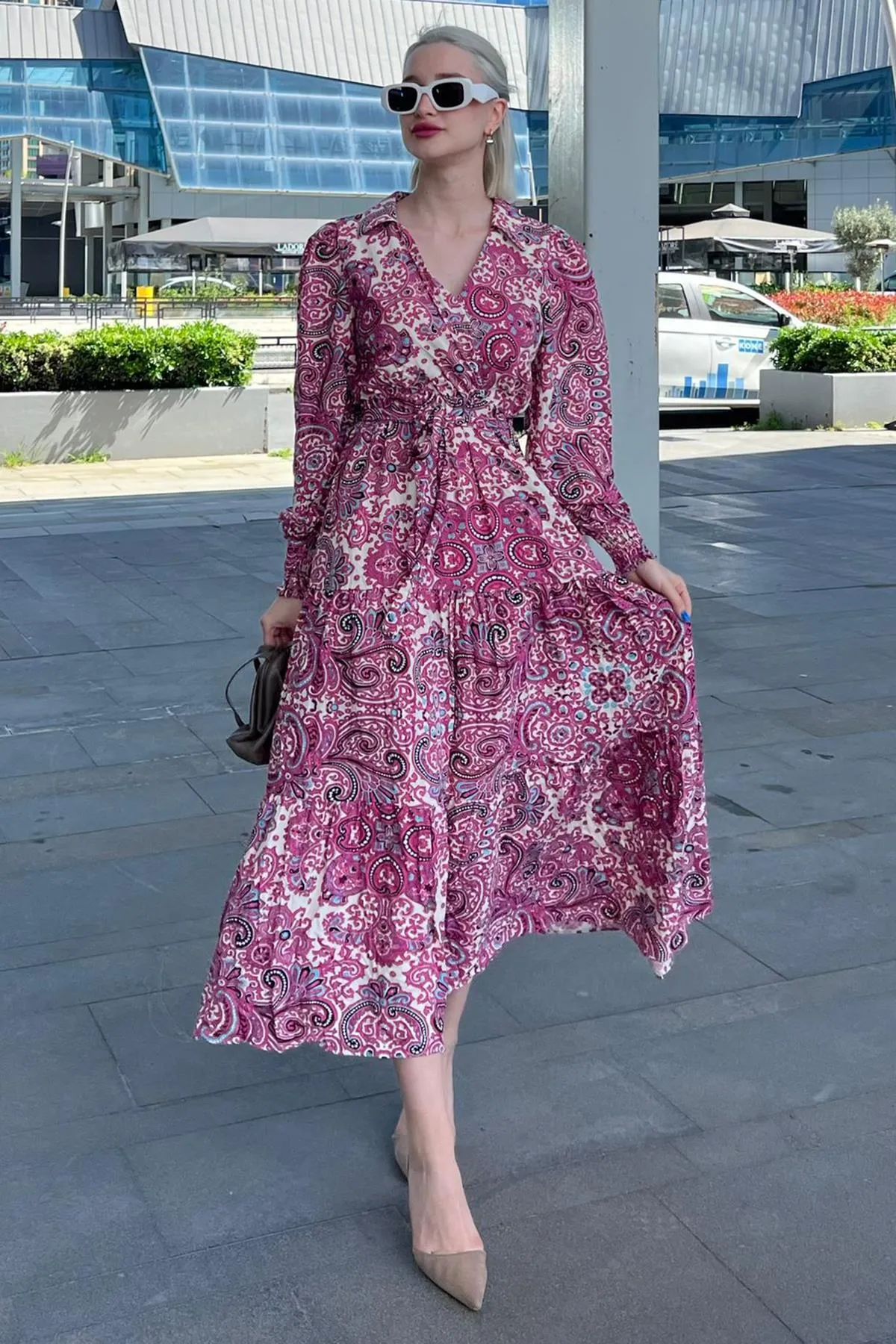 Madmext  Kleid - Rosa - A-Linie