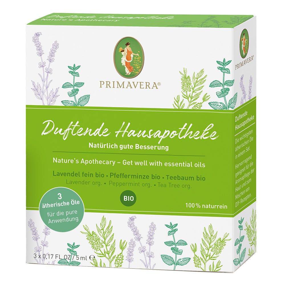 PRIMAVERA Set Duftende Hausapotheke 3x5 ml