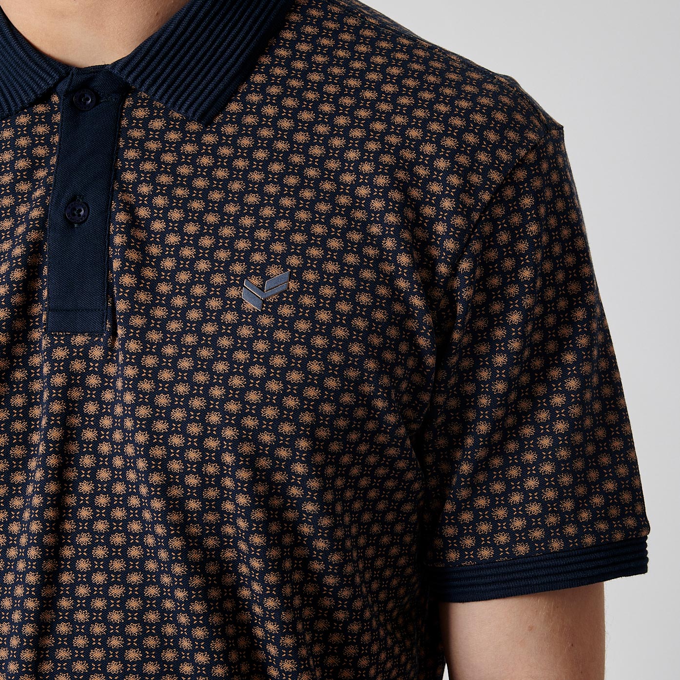 NORIS  Polo bleu homme 100% coton