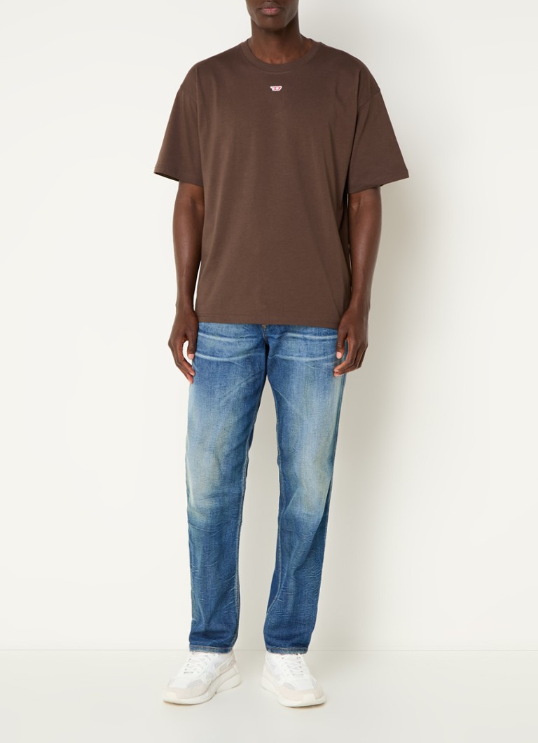 T-shirt Diesel con logo ricamato