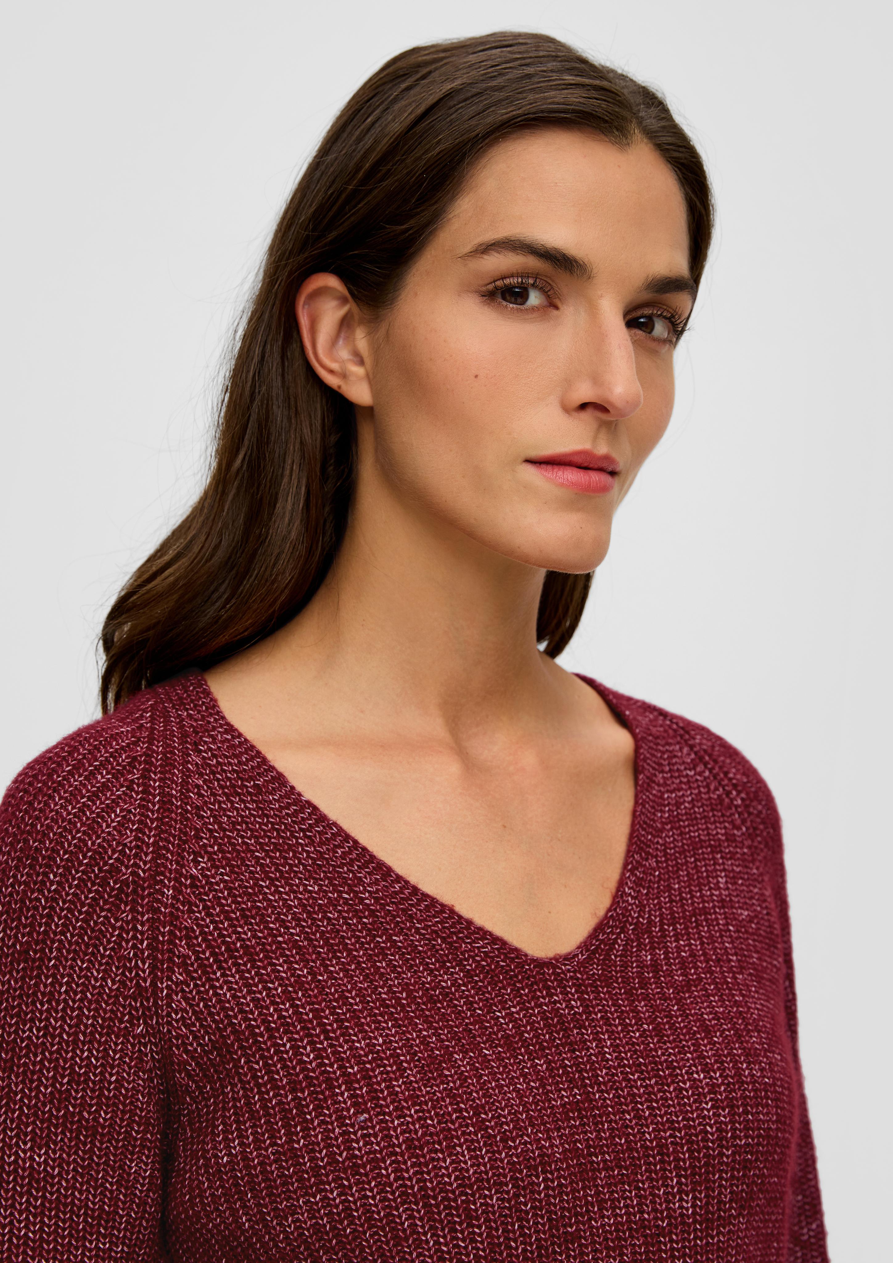 Strickpullover mit Rippstruktur  2139077-38W0
