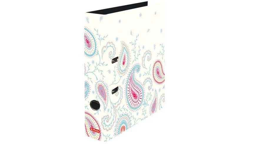 herlitz Ordner A4 8cm Paisley White