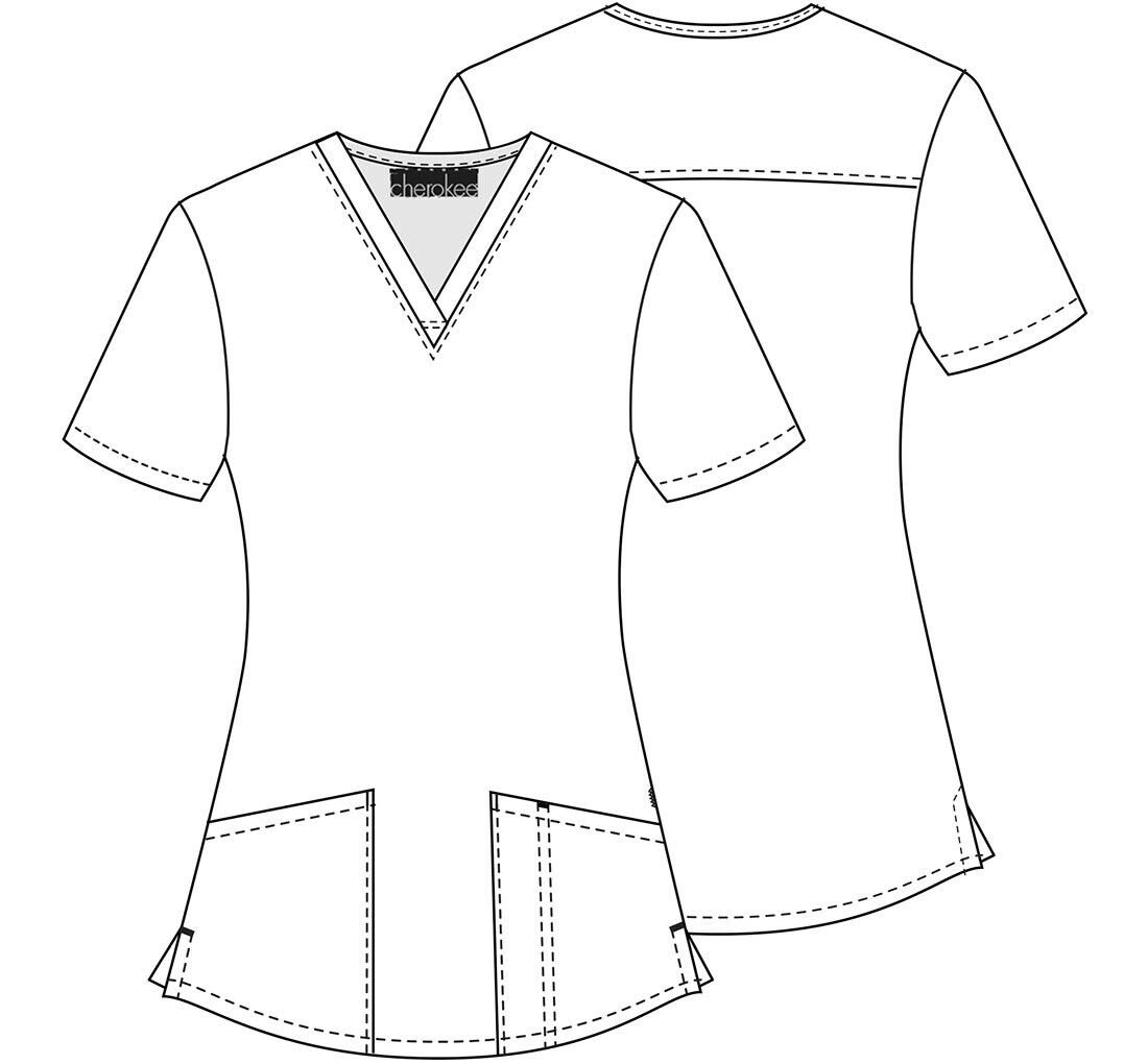 Cherokee Funktionsbluse Bunt bedruckter Damen Kasack 