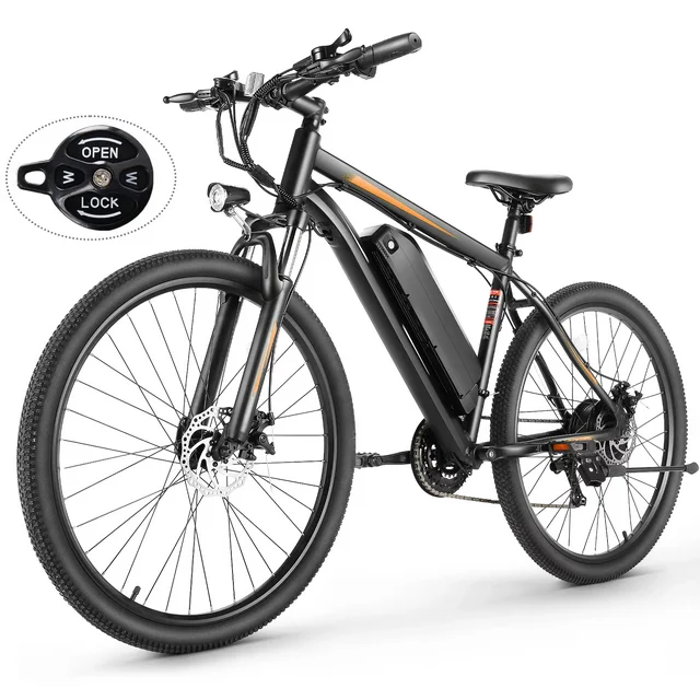 Funcid Electric Bike, Electric Bike for Adults 27.5 EBike 500W Adult Electric Bicycle, 19.8MPH Electric Mountain Bike, 48V 10.4Ah Battery
