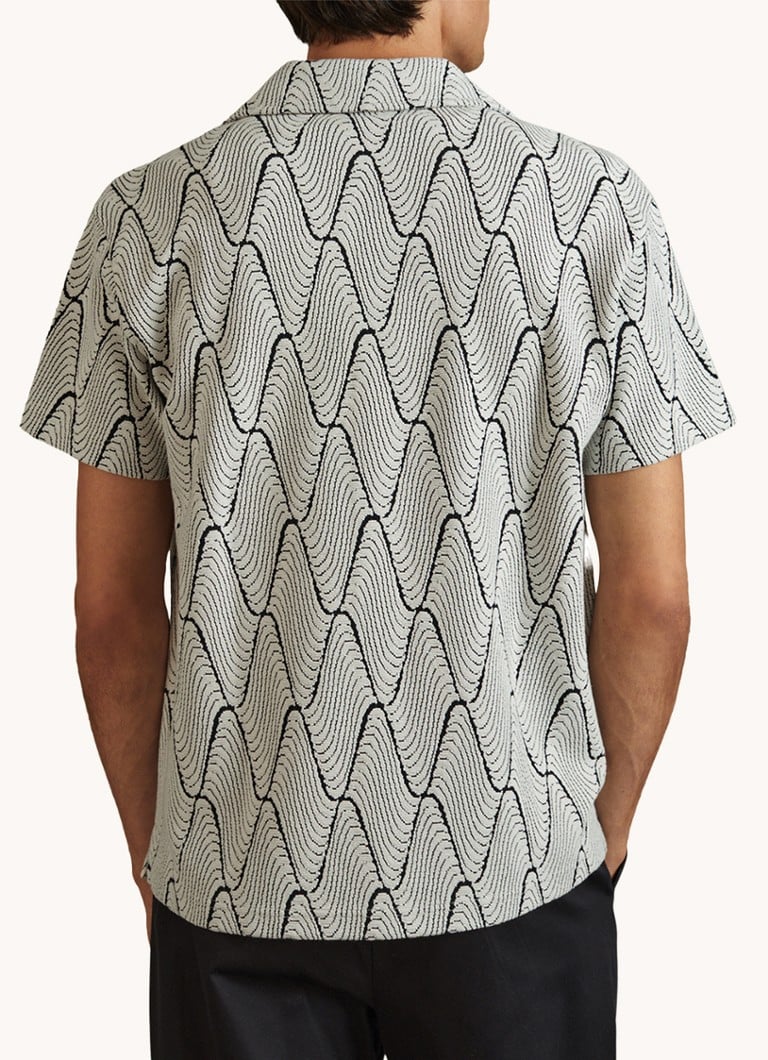 Reiss Enzzo-skjorte med grafisk trykk