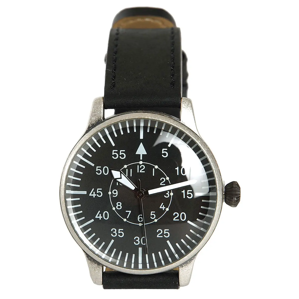 Fliegeruhr Retro ME109 schwarz