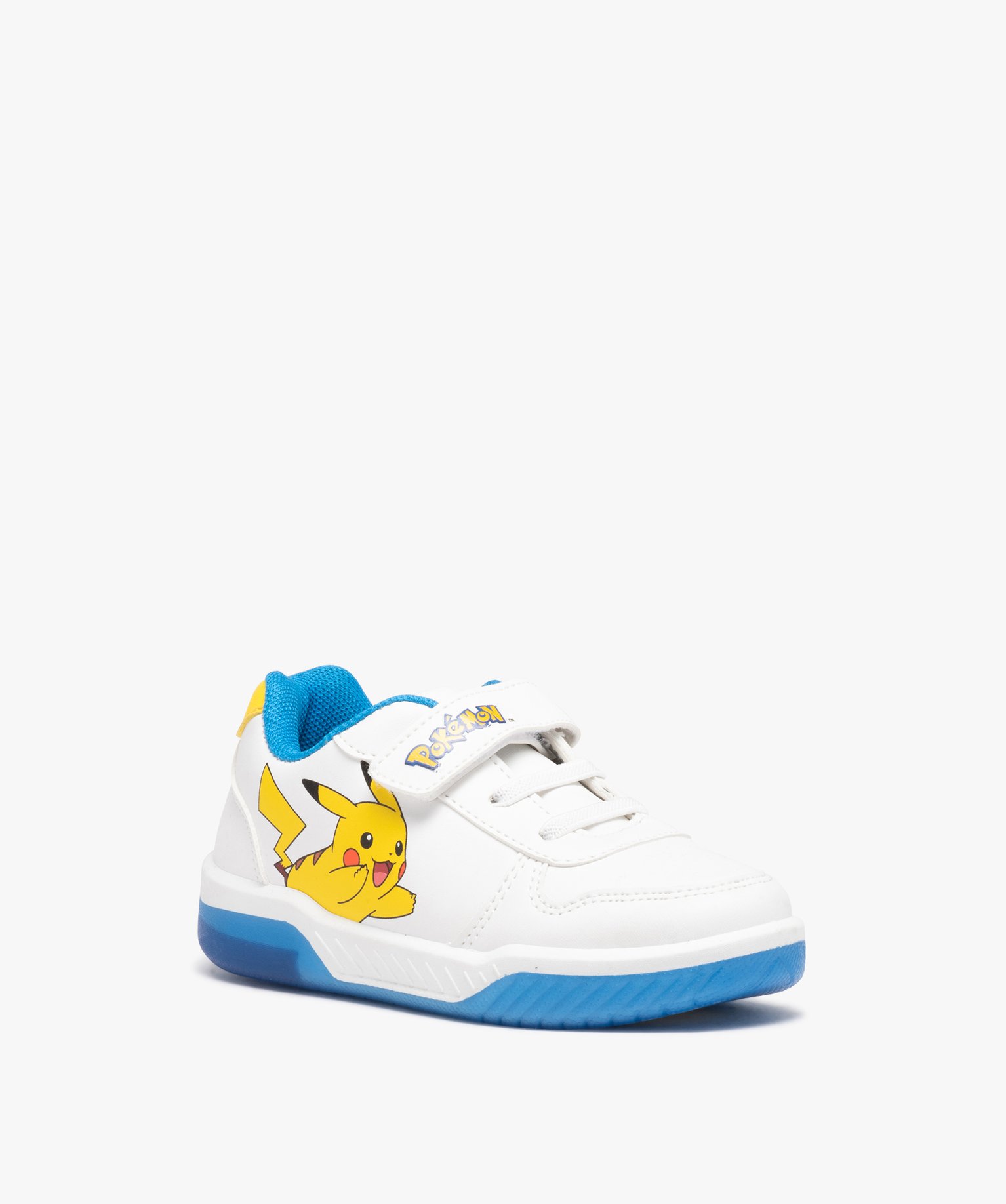Baskets Garçon Pikachu à semelle lumineuse - Pokemon blanc | GEMO