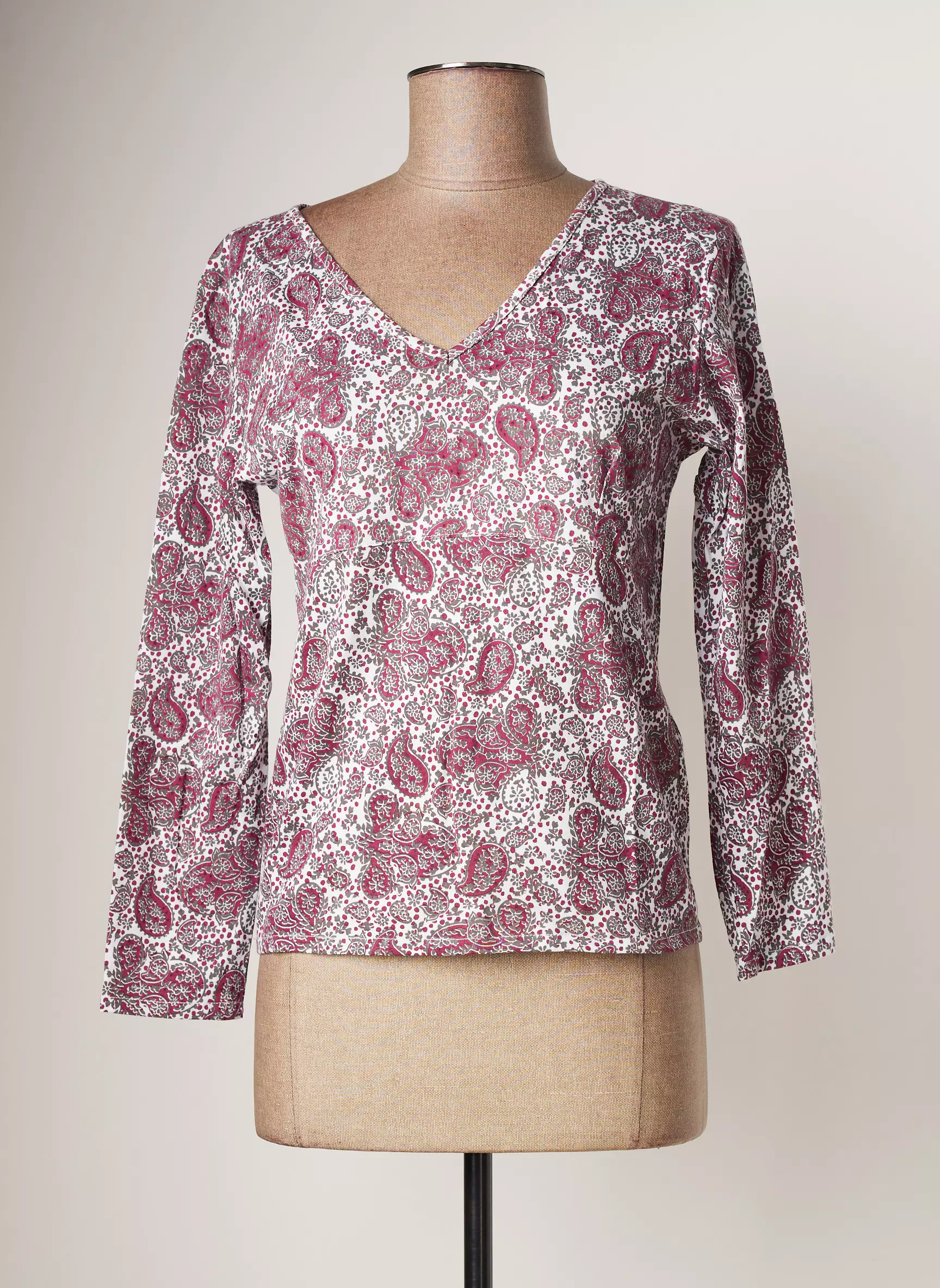 Bamboo S Tshirts Femme couleur rose