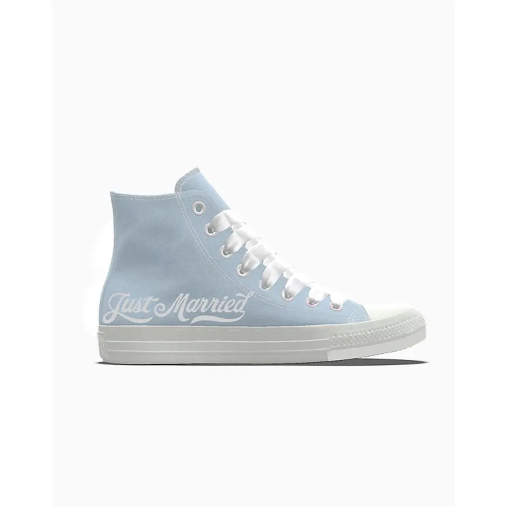 Converse Custom Chuck Taylor All Star Premium Wedding By You A02245CSP24_BLUE_JUSTMARRIED / blau