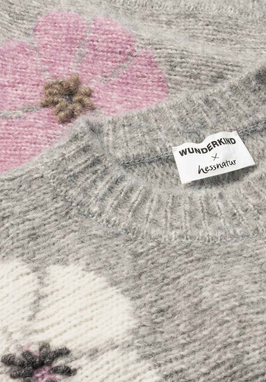 WUNDERKIND X HESSNATUR Pullover aus Alpaka mit Bio-Baumwolle