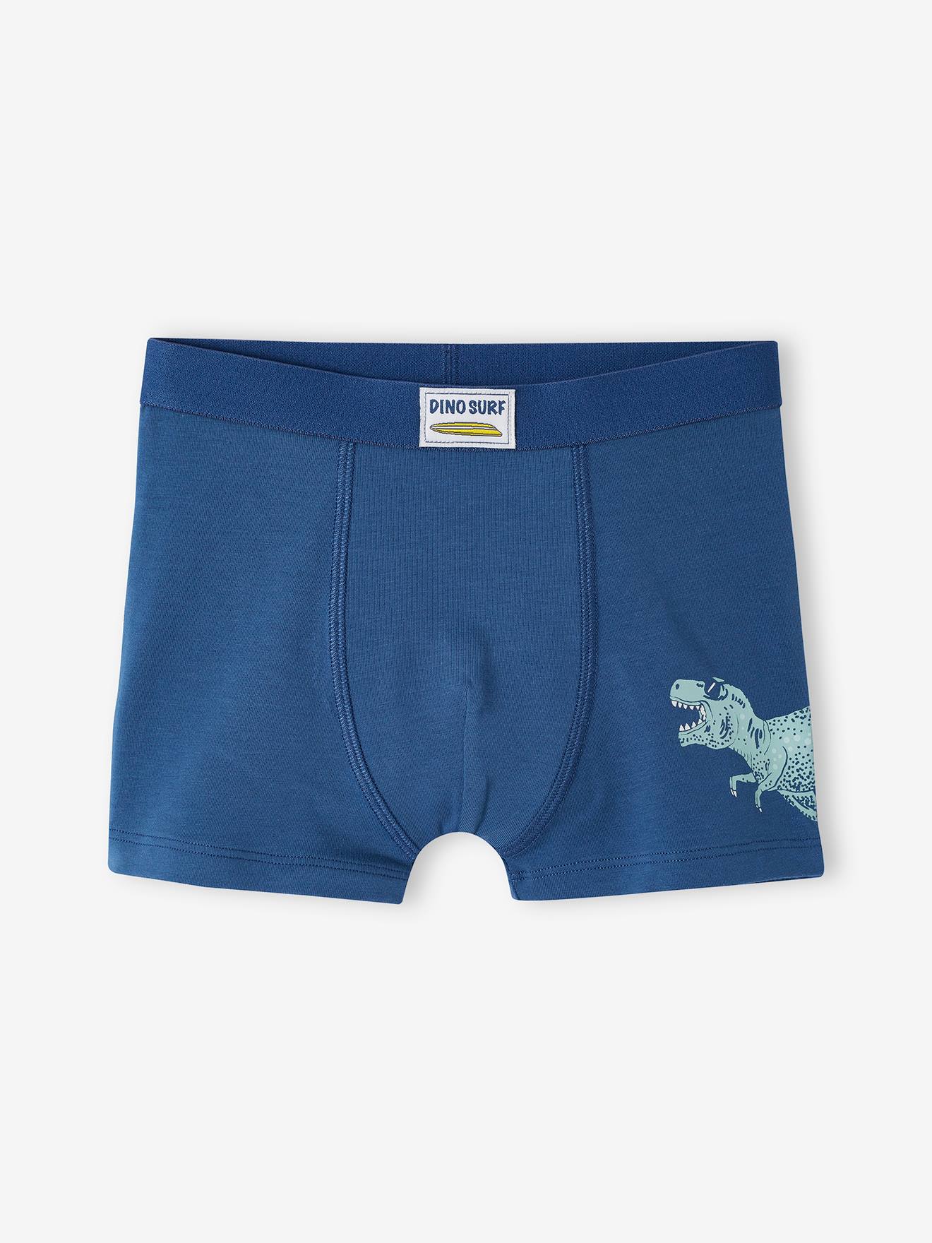 Vertbaudet 4er-Pack Jungen Boxershorts mit Bio-Baumwolle - gelb