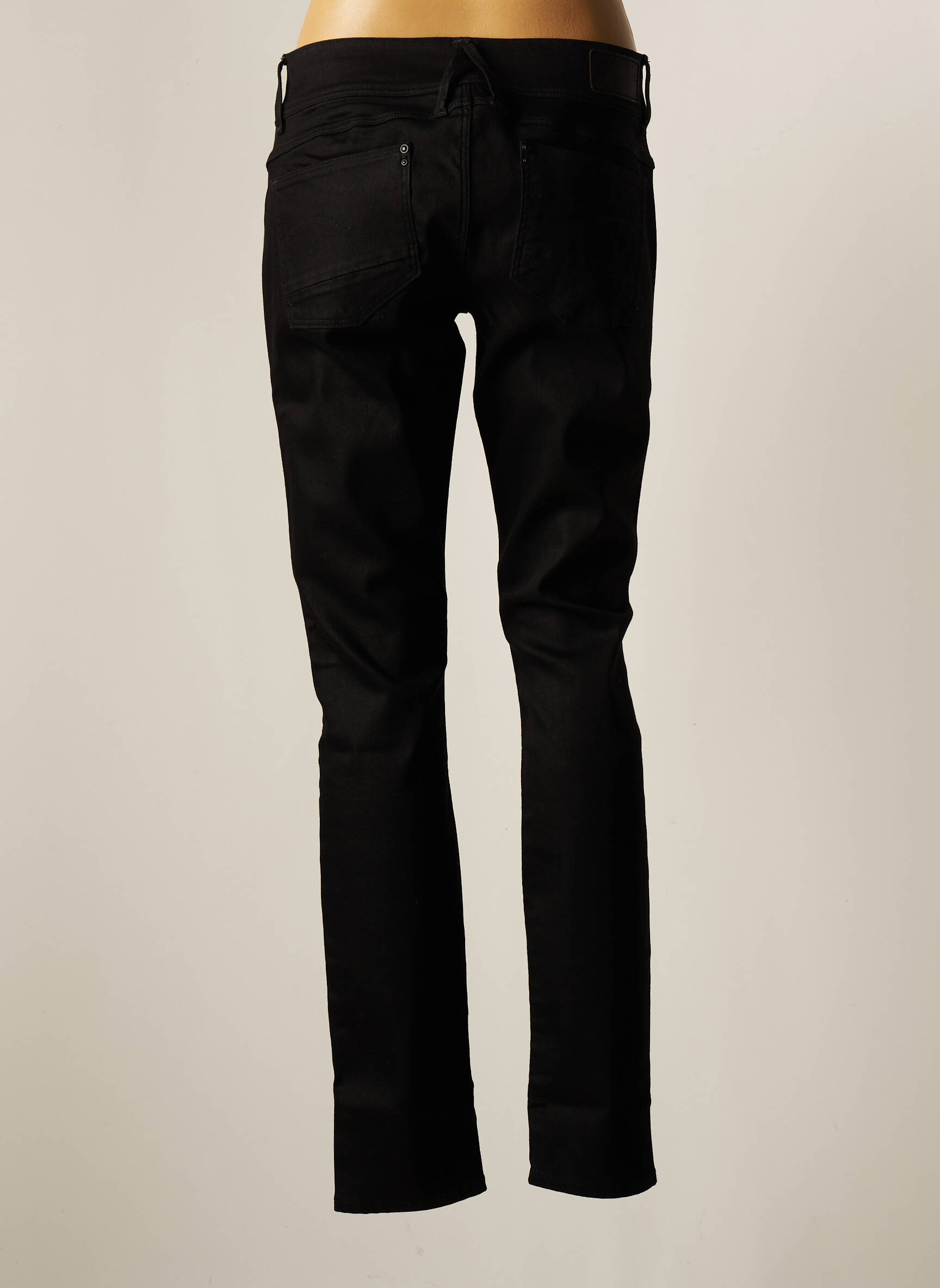 Raw 7 Jeans Coupe Slim Femme couleur noir