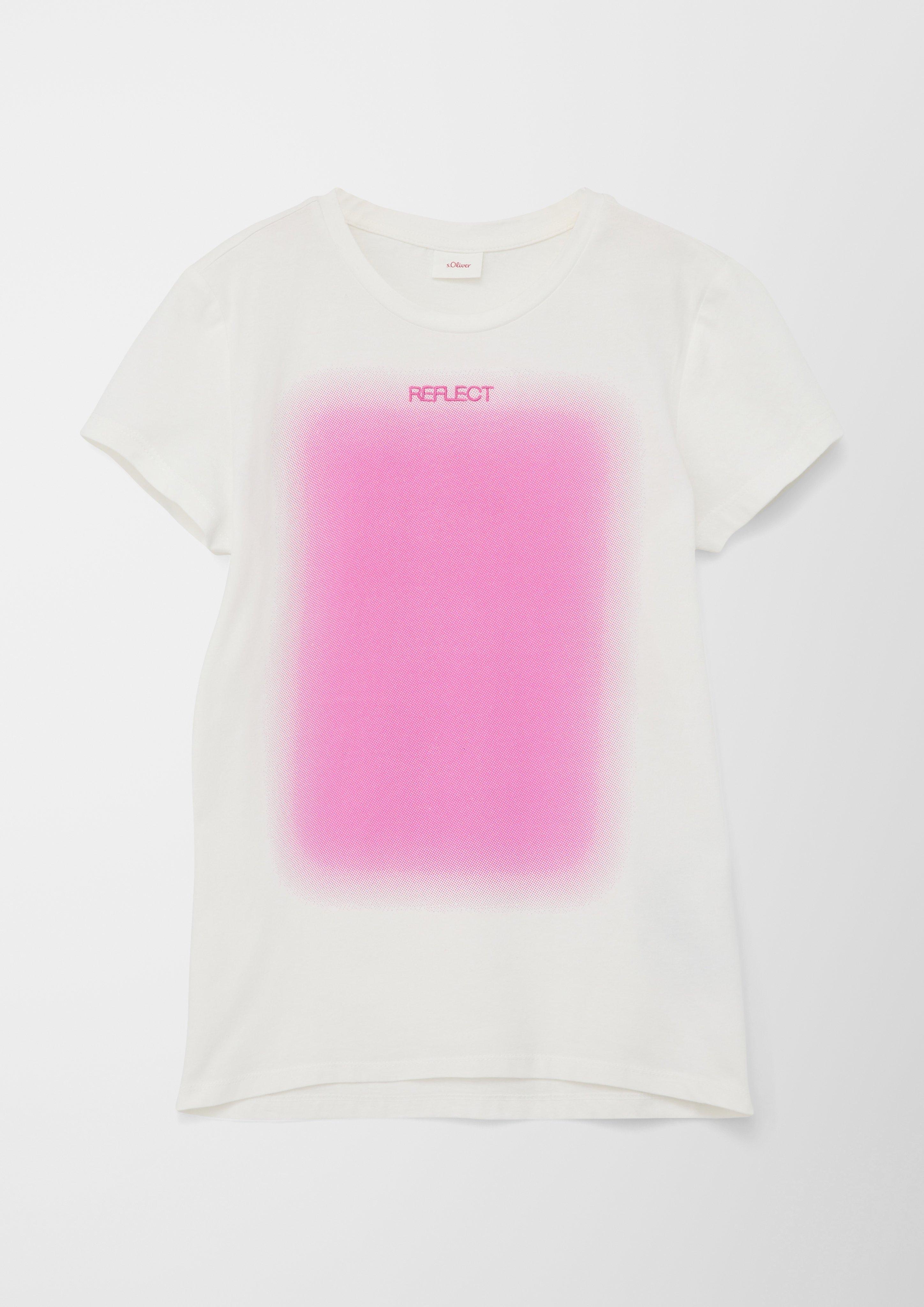 T-Shirt mit Frontprint  2128005-0210