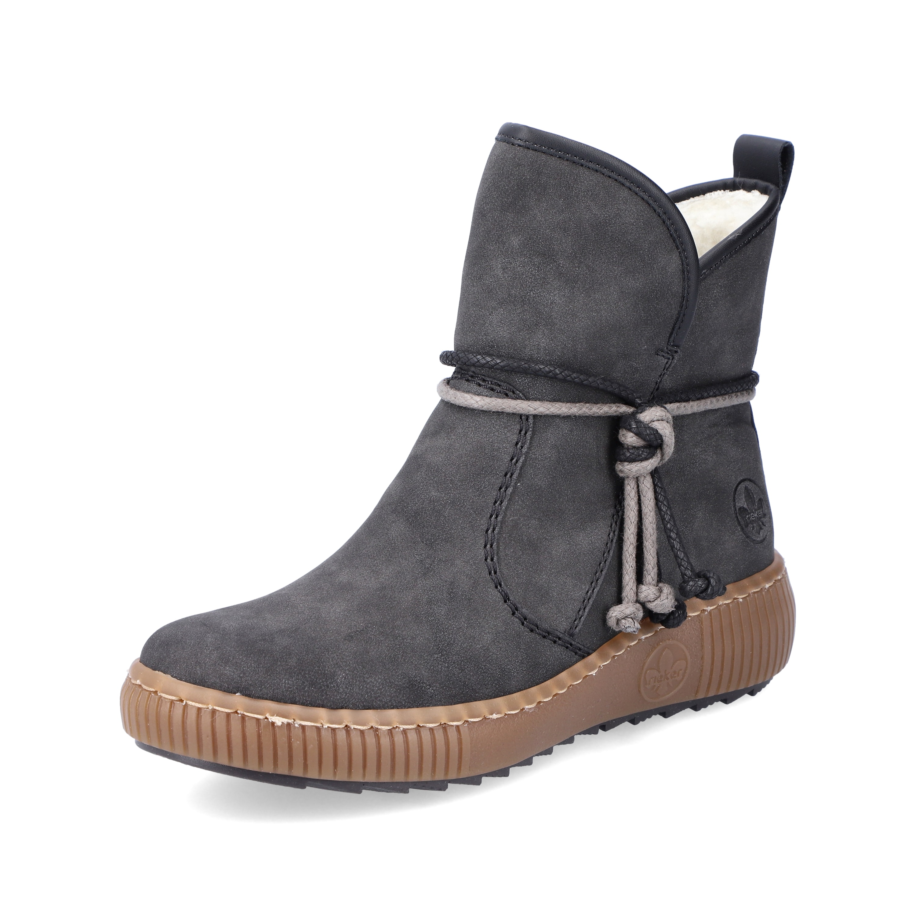 Rieker Damen Kurzstiefel granitgrau