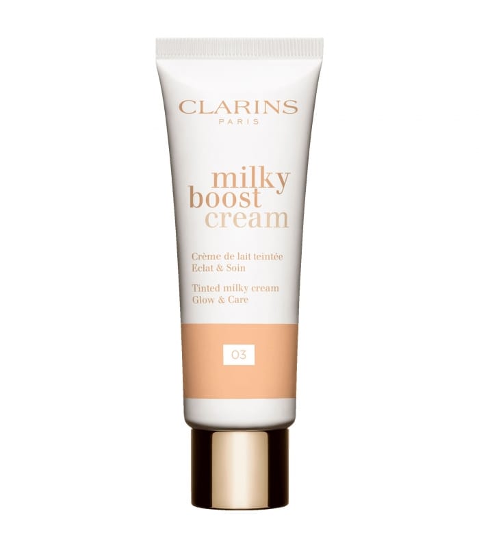 Clarins-MILKY BOOST CREAM-Crème de lait teintée Eclat & soin