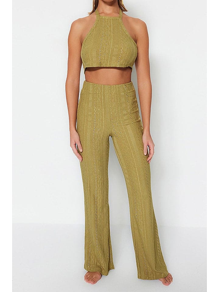 trendyol 2tlg. Outfit in Grün günstig kaufen M